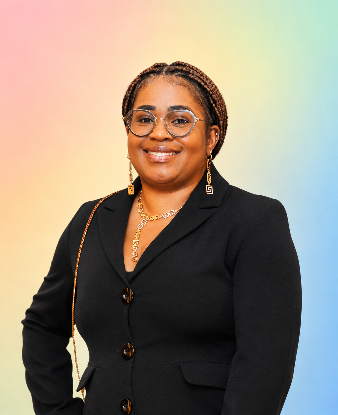Professional portrait of Laura Gonz&aacute;lez, community engagement director